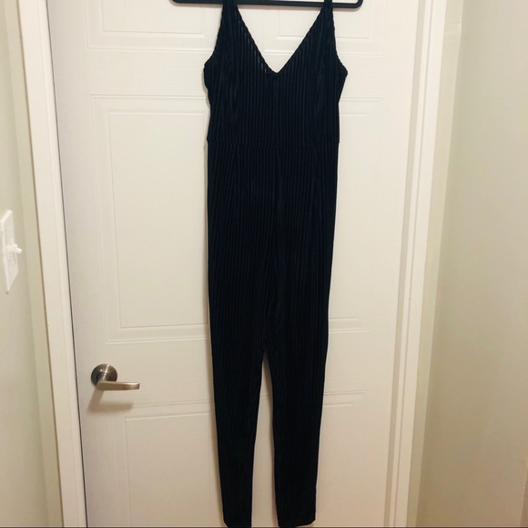 Forever 21 Other - F21 Black velvet jumpsuit Forever 21 Other - F21 Black velvet jumpsuit